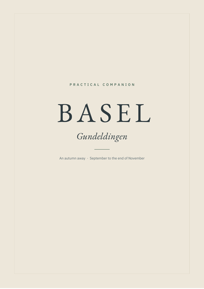 Cover of The Home Index Practical Companion: Basel, Gundeldingen, An autumn away